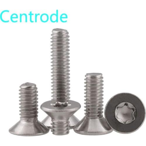 GB2673 304 Stainless Steel Countersunk Six-Lobe Screw Plum Head Anti-theft Screw M2-M4 50Pcs