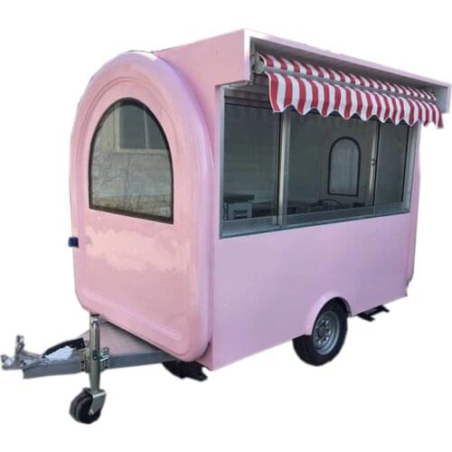 Hot sale 2019 street food trailer mobile cart food truck ice cream vending trucks for sale