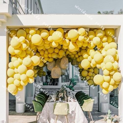 Balloons Garland Arch Kit 100pcs 5/10/12 Ginger Helium Globos Kid Toy DIY Latex Balloon Theme Birthday Party Adult Wedding Decor