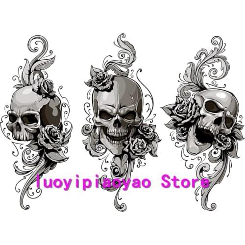 60X90CM/90X150CM/120X180CM Customized personalized skull flag B2