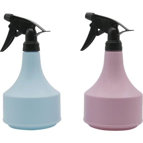600ml Trigger Sprayer Pink Blue Air Compression Hand Pressure Sprayers Home Garden Watering Spray Bottle 1 Pcs