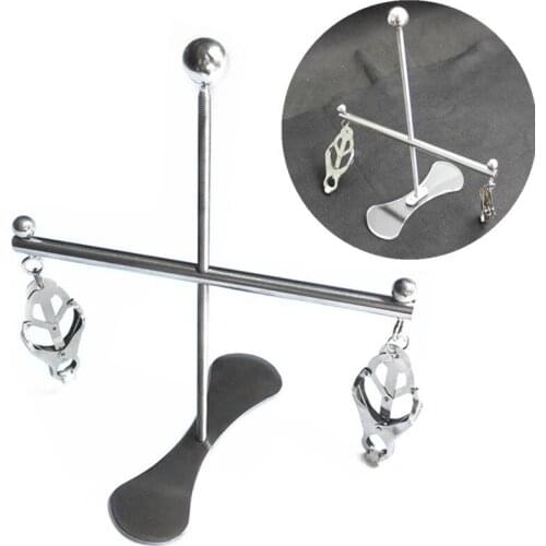 Metal Frame Nipple Clamps Newest Design Clover Breast Clips Milk Seduction Slave Fetish Sex Toys Adult Game for Women G7-6-81