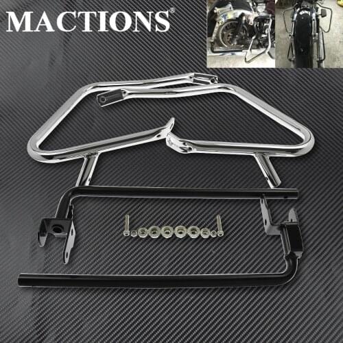 Motorcycle Saddlebag Bracket Guard Bar Set For Harley Ultra Limited Low FLHTKL 2015-2016 FLTRU 2016-2018 FLHTKL 2015-16 17 18