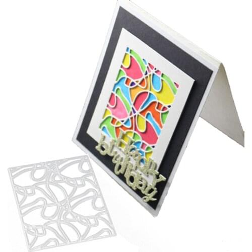 Irregular Background Frame Dies Metal Cutting Dies for Card Making Scrapbooking Dies Embossing Cuts Stencil New 2020
