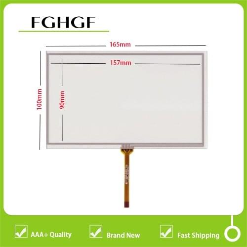 New 7 inch 165mm*100mm Touch Screen Panel Digitizer Glass Sensor For car DVD navigation GPS