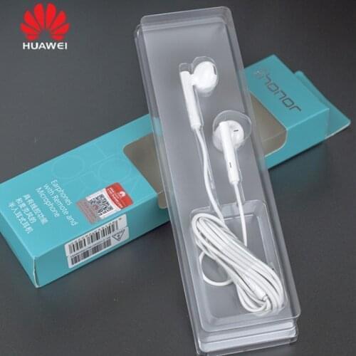 Original Huawei AM110 Earphone Mic 3.5mm Headset For Huawei P20 lite Y9 Y7 Y6 Mate 7 8 9 20x Honor 7 8 9 10 20 V8 V9 Nova 5T 3 4