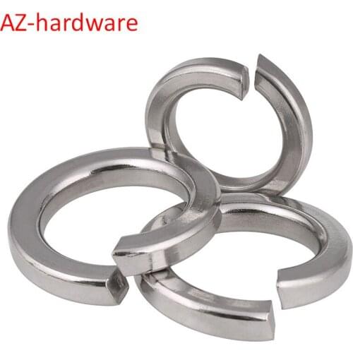 304 stainless steel washer / spring washer / heavy shrapnel / thickened Chinese meson GB93 20PCS