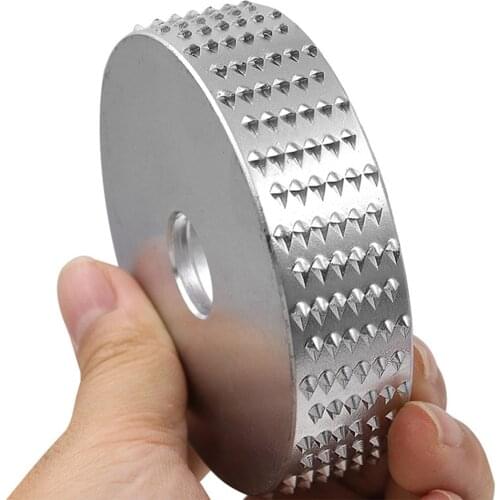 Sliver Round Wood Angle Grinding Wheel 16mm Bore Shaping Carving Rotary Woodworking Abrasive Disc Abrasive Tools Steel