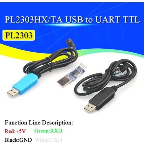 Smart Electronics PL2303 PL2303HX USB to UART TTL Cable Module 4P 4Pin RS232 Converter Serial Line Support Linux Mac Win7