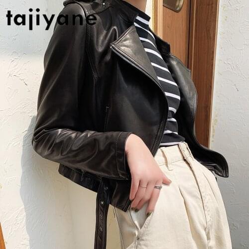 Tajiyane Leather Jackets for Women 2020 New High Quality Woman Real Sheepskin Coats for Female Skin Jackets Cuero Genuino TN354