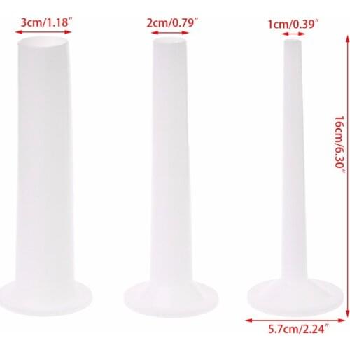 1 set of 3 kinds of food-grade filling meat tube 1cm 2cm 3cm kitchen sausage machine tube casing meat grinder filling tool