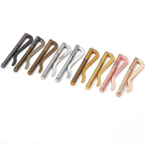 1Pc New Metal Bifold Money Clip Bar Wallet Replace Parts Spring Clamp Cash Holder