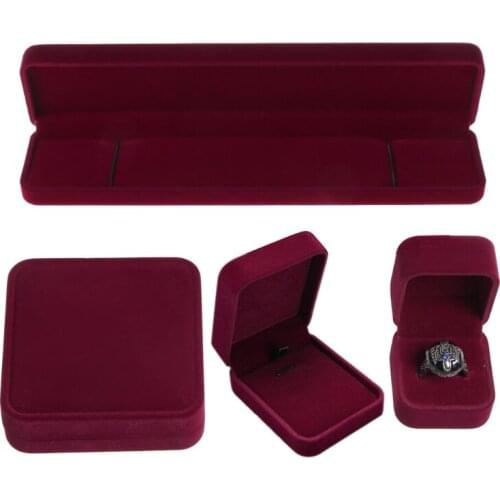 1Pcs Jewelry Ring Earring Necklace Bracelet Storage Box Organizer Display Case P9YF