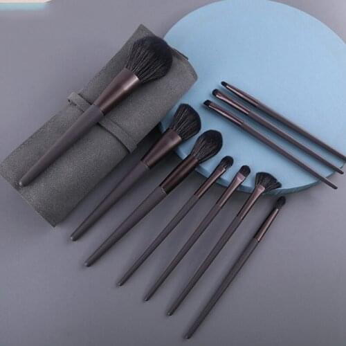 10Pcs Makeup Brushes Set Beauty Make Up Brush Soft Blush Powder Foundation Eyeshadow Brush With Cosmetic Bag
