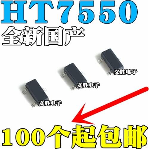 30 pçs/lote HT7550-1 HT50 SOT23-3