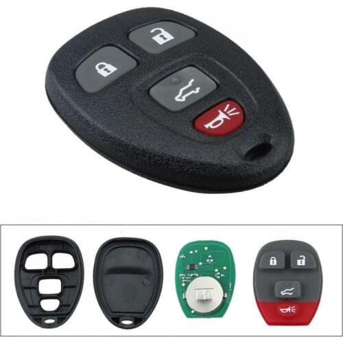 315Hz 4 Buttons Remote Start Keyless Remote Control Car Key Key Fob Transmitter Clicker Alarm for Chevy CMG OUC60270 / 15913416