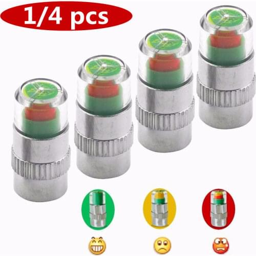 4PCS/SET Mini Useful Car Track Sensor Safety LED Universal Car Diagnostic Tools Indicator Alert Tire Pressure Monitor Valve