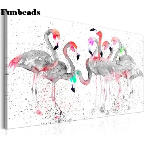 5 d mosaic diamond round DIY Diamond Painting Flamingo full square diamond Embroidery 3d cross stitch needwork home decor,FF396