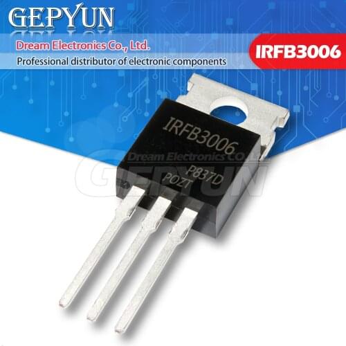 5PCS IRFB3006PBF TO-220 IRFB3006 TO220 60V 195A MOSFET N-channel logic level gate new original