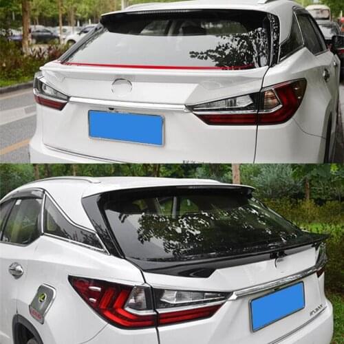 CEYUSOT FOR Lexus RX Series Roof Spoiler Wing 2016-20 RX200t RX300 RX450h Car Trunk Carbon Fiber Rear Window Spoiler Accessories