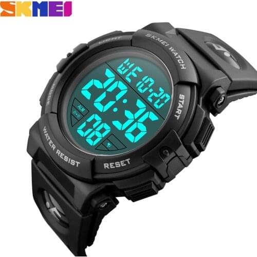 SKMEI Chrono Men Watch Top Luxury Brand Sport Watch Electronic Digital Male Wrist Clock Man 50M Waterproof Mens Watches 2021