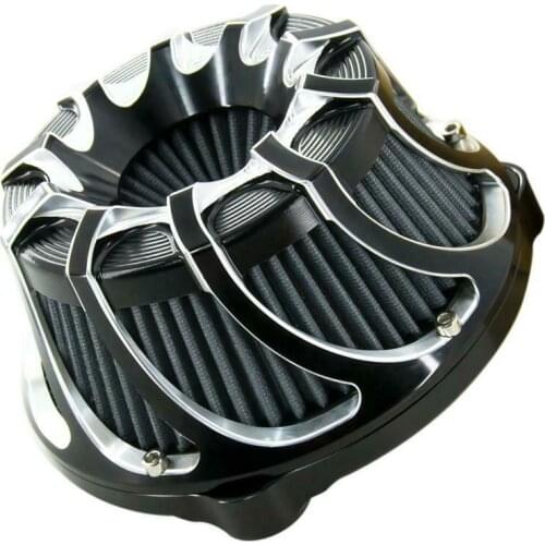 Motorcycle CNC Black Drift Air Filter Cleaner Kit for refit Harley Sportster XL883Iron 1200N X48 72V XL1200T XL1200C 07-20