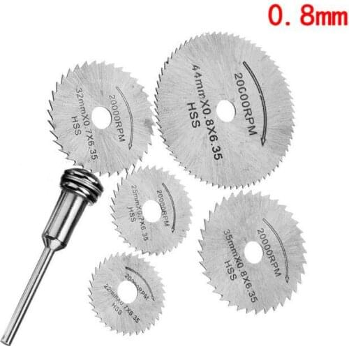 HSS Circular Wood Cutting Saw Blade Discs with 1 Mandrel for Dremel Rotary Tool For Dremel Metal Cutter Blades