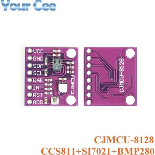 CCS811+SI7021+BMP280 Sensor Module Carbon Dioxide CO2 Temperature and Humidity Height Three-in-one CJMCU-8128 Weather Sensor