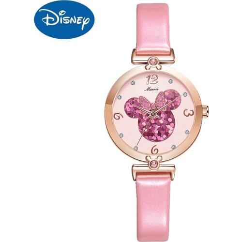 Женские часы с кожаным ремешком Disney China At AliExpress