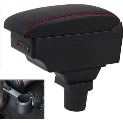 For Skoda citigo UP armrest box universal car center console modification accessories double raised with USB