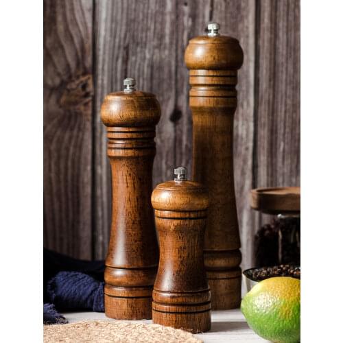 Pepper Mill Manual Salt and Pepper Grinder Set with Adjustable Ceramic Grinding Spice Grinder Stainless Steel KitchenTool