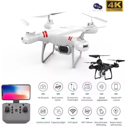New Mini Drone WIFI FPV With Wide Angle HD 4K/1080P Dual Camera Hight Hold Mode Foldable Quadcopter Helicopter Toy For Boys Gift