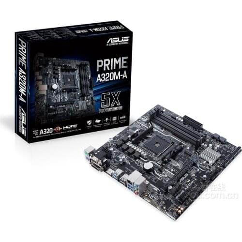 New original motherboard for for ASUS PRIME A320M-A Socket AM4 DDR4 64GB USB2.0 USB3.1 VGA HDMI DVI Desktop motherboard