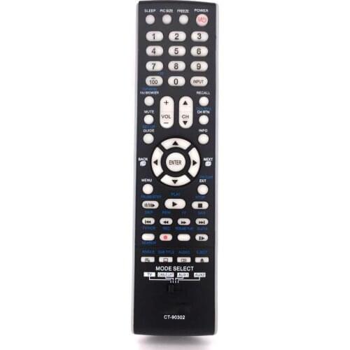 New High Quality CT-90302 Remote Control For Toshiba CT90302 subs CT-90275 LCD TV