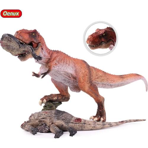 Oenux Jurassic Classic Carnivorous King T-Rex Tyrannosaurus Rex Dinosaur Corpse Model Action Figure Brinquedo Educational Toy