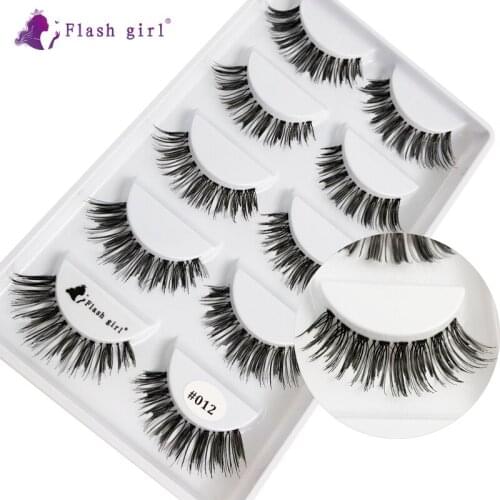 Wholesale Mink Lashes 11 Styles 5 Pairs 3D Handmade Natural False Eyelashes Eyelash Extension Beauty Makeup Fake Eye Lashes