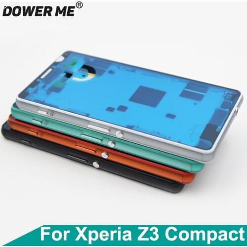 Dower Me Housing Cover Bezel Bracket Front Plate Middle Frame For Sony Xperia Z3 Compact Z3mini Z3C M55W D5803 D5833