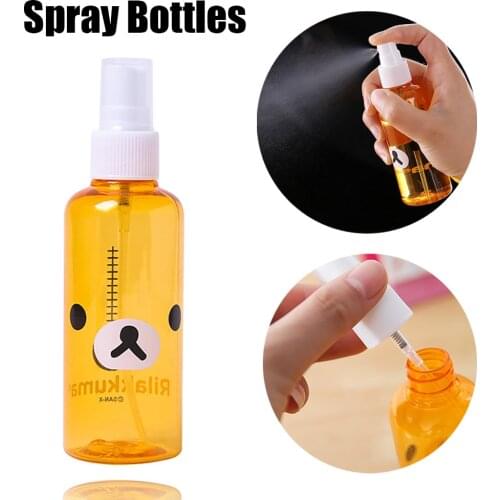 30ML Cute Cartoon Spray Bottle Portable Transparent Spray Bottle Beauty Lotion Fine Mist Bottle Cosmetic Container