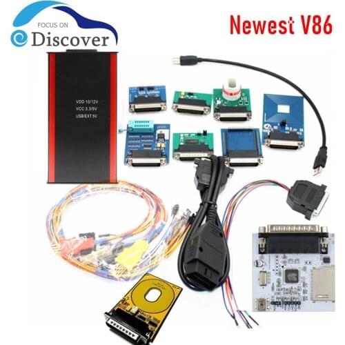 Iprog+ Iprog V86 Pro Programmer Support IMMO+Mileage +Airbag Reset till 2019 I PROG 86 PCB without glue PK DIGIPROG3