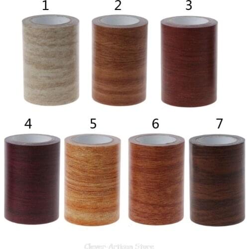 3\" X15' Realistic Woodgrain Repair Tape Patch Wood Textured Furniture Adhesive Au 25 20 Dropship