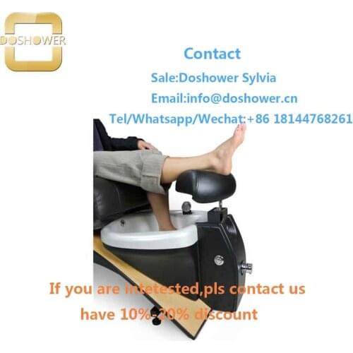 Foot spa tub with vibrating spa basin for spa pedicure chair parts