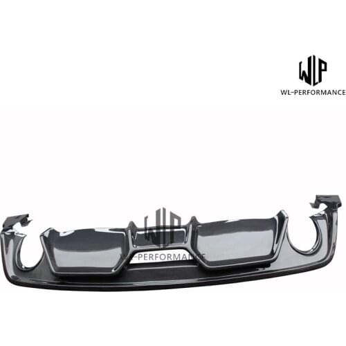 High Quality Carbon Fiber Rear Bumper Lip Diffuser Car Styling For Ford Mustang Car Body Kit