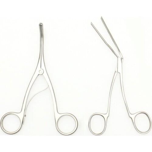 Nasal prosthesis placement forceps Expanded stainless steel double-sided slotted prosthesis introducer nasal comprehensive surge