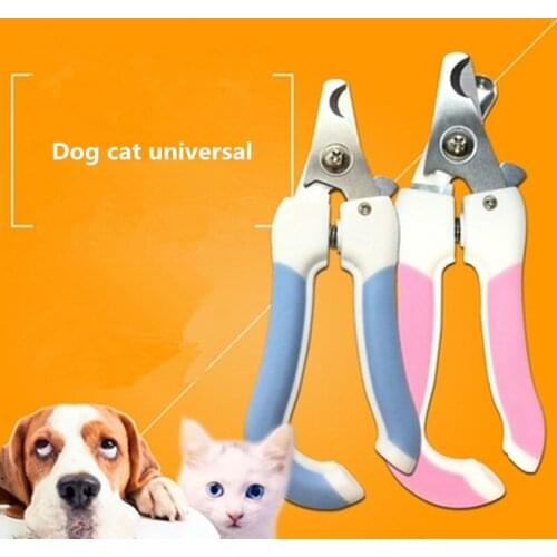 1PCS Professional Pet Cat Dog Nail Clipper Cutter Stainless Steel Grooming Scissors Clippers Claw Nail Scissors with Lock