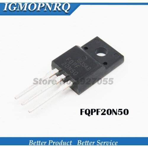 10pcs/ FQPF20N50 20N50 TO-220F 20 a 500 v field effect tube