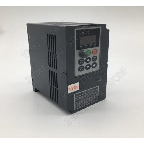 2.2KW 3HP 380V 5.1A 3Phase input Vector VFD 3 phase output PID Universal Frequency Converter CE For CNC Router Spindle Fan