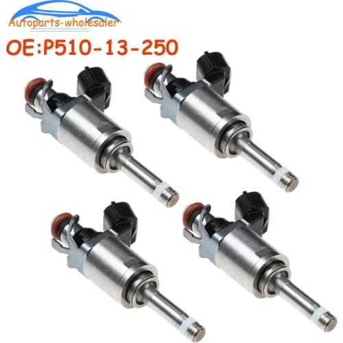 4 Pcs/lot New P510-13-250 P51013250 AN0160-01U09 For Mazda 2 1.5L 2WD 2016 Fuel injector Nozzle Car accessories