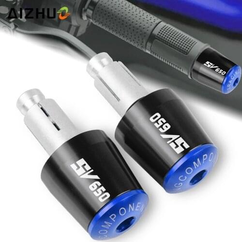 7/8"22mm For SUZUKI SV650 SV 650 2016 2017 2018 Motorcycle Accessories Hand Bar End Handle Grips End Hand Cap