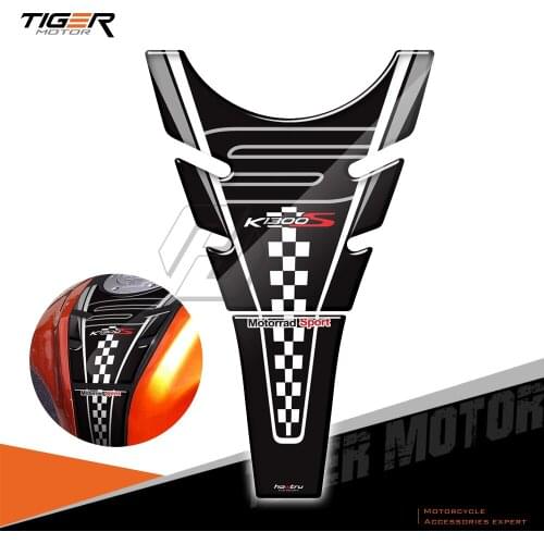 For BMW K1300S K1300 S 2009-2015 3D Resin Motorcycle Tank Pad Protector
