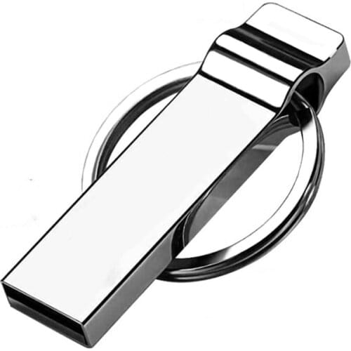 64GB Waterproof USB 2.0 Flash Drive Metal Thumb Drive with Keychain 32 GB Compact Jump Drive Memory Stick for Storage and Backup